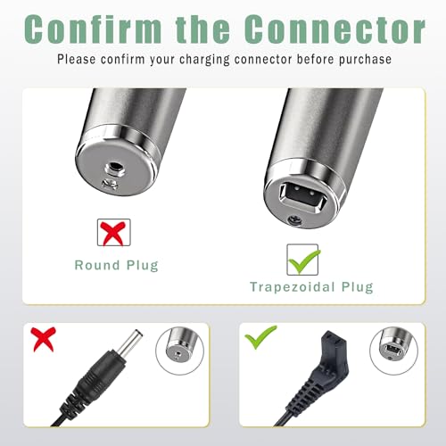 5V Power Adapter Charger for Wahl, Charger Replacement Compatible with Wahl Trimmer Models 5616L, 5701, 9818A, 9818-5001, 9864, 9870, 9884L2, 9896, 9899, SS2L, WSS3L,Trimmer Power Supply Charging Cord