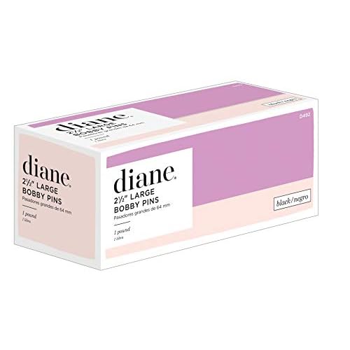 Diane Jumbo Bob Pins, 2.5 Inch, Black, 1 Pound, D492 (Approximately 250 Pins)
