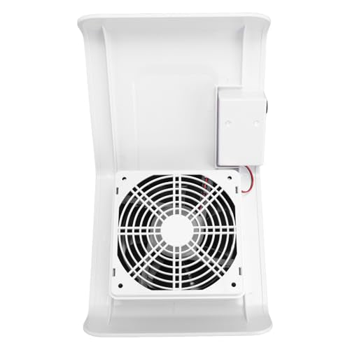 Nail Dust Collector Electric Machine Adjustable Low Noise Suction 80W Vacuum for Salon Studio Nail Vacuum Fan Nail Dust Suction Machine Nail Dust Collector Extractor Nail Art Dust Suction Collector