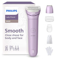 Philips Lady Shaver Series 8000 - Cordless, Wet & Dry Electric Shaver, 3-Blade Shaving System, Flexible Shaving Head, LED Light, for Legs, Body & Bikini, 100 Mins. Runtime, Model BRL149/00