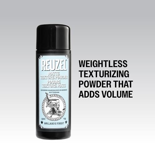 Reuzel Matte Texture Powder - Easy Application - Maintain Carefully Groomed Appearance - Weightless Formula - Provides Instant Lift - Sulfate, Paraben, And Cruelty Free - 0.53 Oz