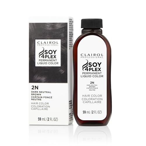 Clairol Professional Permanent Liquicolor for Black/Dark Violet Brown Hair Color with 100% Gray Coverage | Packaging May Vary
