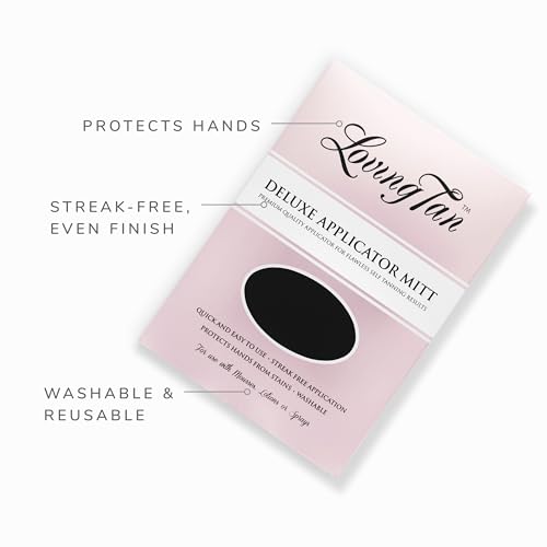 Loving Tan 2 HR Express Mousse, Medium + Mitt - Streak Free, Natural looking, Professional Strength Sunless Tanner- Up to 5 Applications per Bottle, Cruelty Free, Naturally Derived DHA - 4 FL Oz