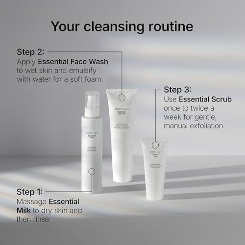 [ comfort zone ] Essential Face Wash, Foaming Cleanser, Remove Impurities, Gentle Makeup Removal