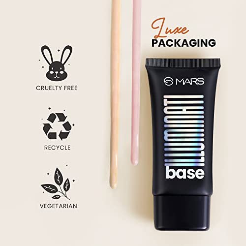 MARS Illuminating Highlighter Makeup Base Primer - 45 ml (PINK BEAM-02)