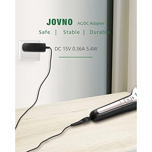 15V Charger for HQ8505 2300 3500 7000 5000 3000 Series & MG5750 MG7750 Electric Shaver Razor Aquatec Arcitec Multigroom Beard Trimmer, 15 Volt Power Supply Cord