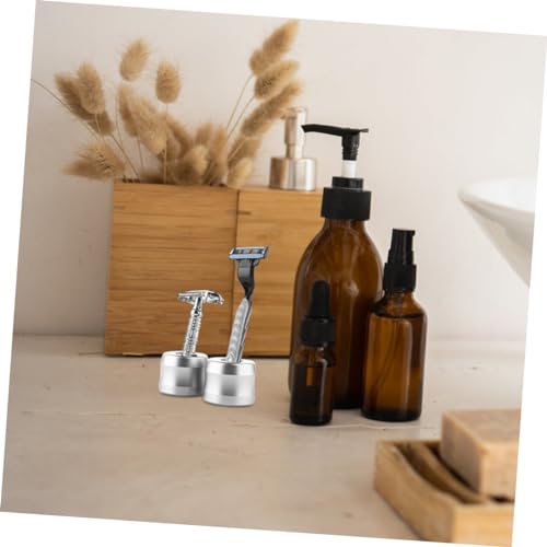 Men's Safety Razor Stand Harrys Razor Holder Aluminum Alloy Base Shaver Organizer