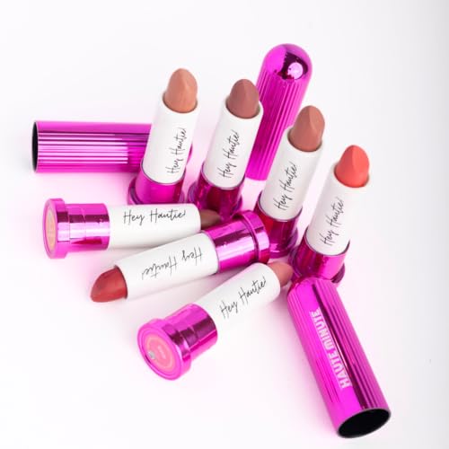 Mini 4Ever Haute Lipstick ? Pink Lipstick Long Lasting, Bold Satin Finish, Vegan, Cruelty-Free - Clean & Natural, Travel-Friendly Lip Color (BRB)