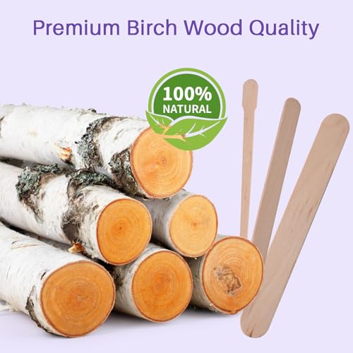BLITZWAX Brazilian and Bikini Waxing Kit for Men With 120 Wooden Waxing Sticks and 30 Wax Papers, Hard Wax Warmer for Face, Legs, and Body, At Home Hair Removal Kit, Beginner Friendly