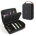 Luxtude Large Barber Case, Barber Bags for Clippers and Supplies, Hair Clipper Case for Travel, Clipper and Trimmer Cases for Wahl 5Star/Hatteker/Oneisal/Andis Grooming (Case Only, Black)