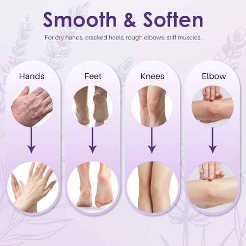 Paraffin Wax Refills-10 Pack Lavender Scented Paraffin Wax for Hand and Feet, Parrafin Wax Bath Blocks for Wax Machine, Relieves Muscle Fatigue, Deeply Hydrates, Moisturizes and Nourishes