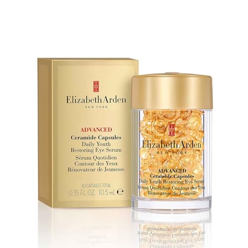 Elizabeth Arden Advanced Ceramide Eye Serum Capsules, Youth Restoring Daily Skin Care, 60 Count
