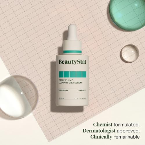 BeautyStat Cosmetics Women's Triple-Plump Coconut Milk Serum, 1.7 Fl Oz (Pack of 1)