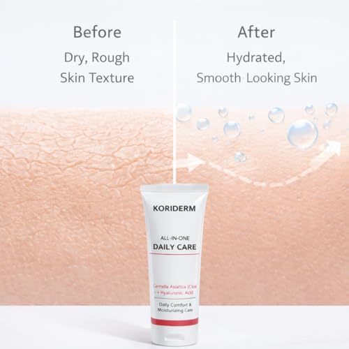 Face Cream Moisturizer 1 PACK- All-In-One Daily Facial Lotion with Centella Asiatica Collagen & Hyaluronic Acid - Hydrates, Firms & Reduces Wrinkles - Nourishing Skin Care for All Skin Types 1P