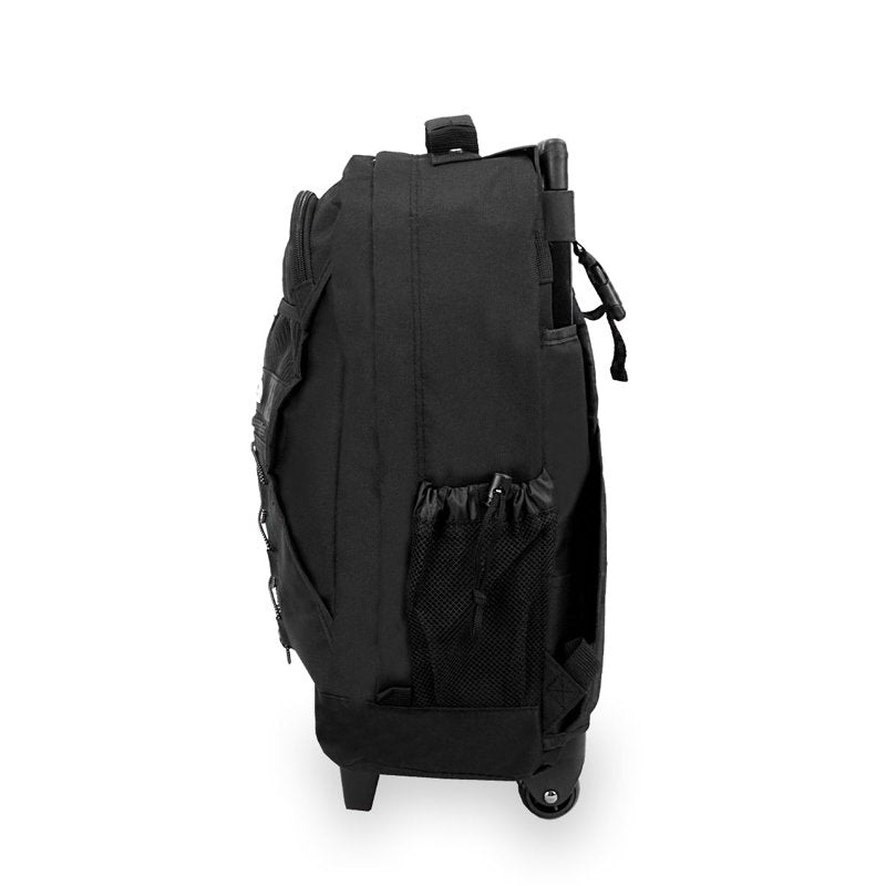Everest Wheeled Backpack - Black, 20-Inch Rolling School & Travel Bag