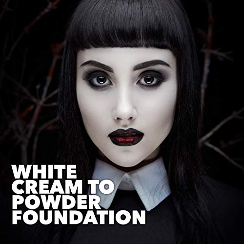 MANIC PANIC White Liquid Foundation Bundle with Goth White Cream to Powder Foundation