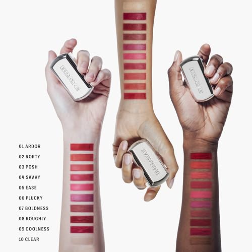 BRAYE LIPSLEEK | Blush for Cheeks & Lips, Korean Makeup Blush, Cool Lip and Cheek Balm, Vegan Cream, Lightweight w/Blendable & Buildable Makeup, Natural Look 06 PLUCKY 0.08oz