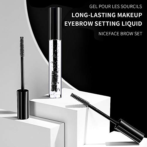 DAGEDA Clear Eyebrow Setting Gel, 4 Pack Brow Fix Gel, Waterproof And Sweat-Proof Eyebrow Repair Liquid Brows Styling Beauty Salon Home Use Makeup, 3.53oz