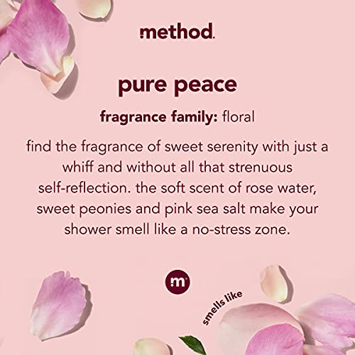 Method Bar Soap, Pure Peace, 6 oz, 4 pack, Packaging May Vary