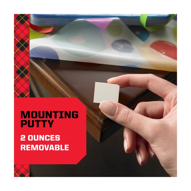 Removable Mounting Putty for Posters Photos & Artwork - 2 oz, Holds Up to 1 lb