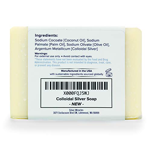 Colloidal Silver Soap - 6 pack