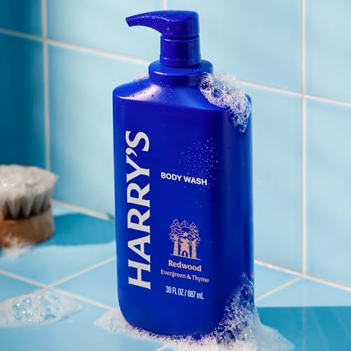 Harry's Men's Body Wash - Redwood - 30 fl oz - Shower Gel for Men - No Parabens, Sulfates, or Dyes (Pack of 3)