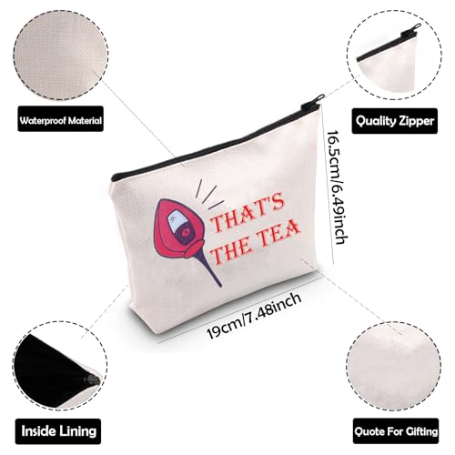 TSOTMO Villains Evil Queen Gift Cruella Makeup Bag Woman Magic Gift Movie Merchandise For Cruella Fans