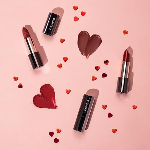 Colorbar Sinful Matte Lipcolor - Long Lasting Lipstick - Creamy Matte Lipstick Hydrates Lips - Preservative-Free - 001 Sin - 0.12 oz