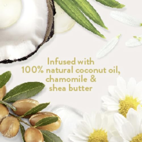 Suave Baby Detangler Cream for Curly, Coily Hair, with 100% Natural Coconut Oil, Chamomile & Shea Butter No Parabens, Silicones, Dyes 6.8 OZ