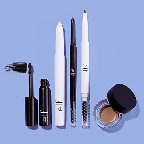 e.l.f. Shape & Stay Brow Pencil Universal Formula, 0.04 oz. Clear (Pack of 3)