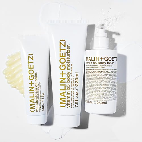 MALIN+GOETZ Vitamin B5 Body Lotion | Lightweight Daily Moisturizer with Avocado & Grapeseed Oils | Hydrating, Nourishing, Long-Lasting & Bergamot Scented | Vegan, Cruelty-Free
