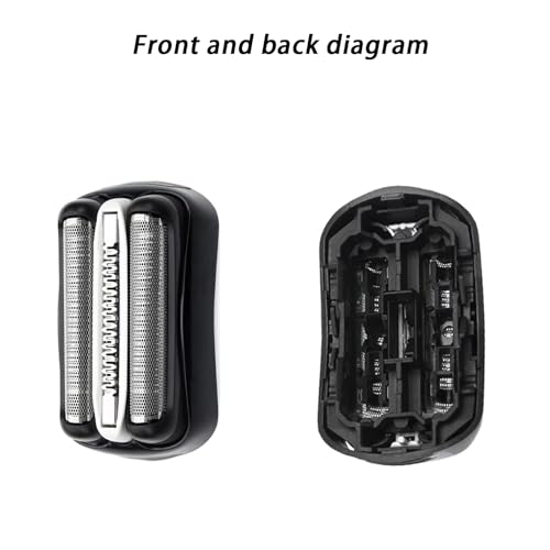 2-Pack Replacement Head for Braun Series 3 S3 3040s - Wet & Dry Shaver Foil & Cutter Blades, Compatible with Braun S3 Razors.