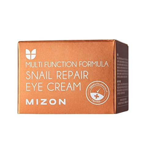 MIZON Snail Line Snail Repair Eye Cream, natural treatment, wrinkle treatment, fine line, hydrating, healthy skin, Korean skincare (0.84 oz)
