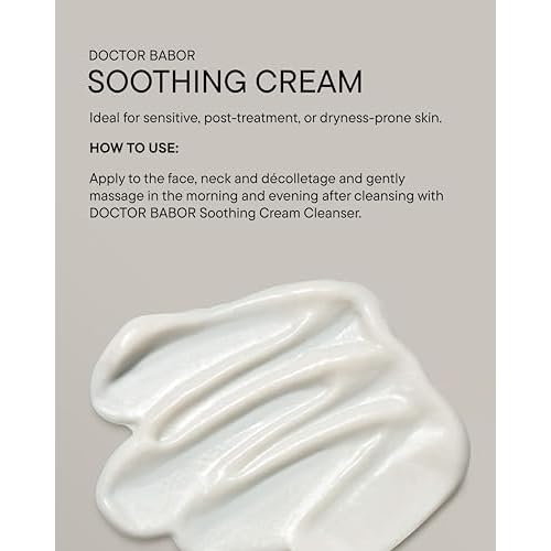 BABOR DOCTOR Soothing Cream ? Calming Face Moisturizer for Sensitive Skin, Hydrating & Redness-Relief Facial Cream