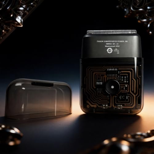 Reciprocating Electric Shaver for Men, 3 Blade Foil Shaver, Rechargeable, Wet & Dry IPX7 Waterproof, USB-C Charging, 3D Floating Head, Portable Travel Razor, Close Shaving, Gift for Him