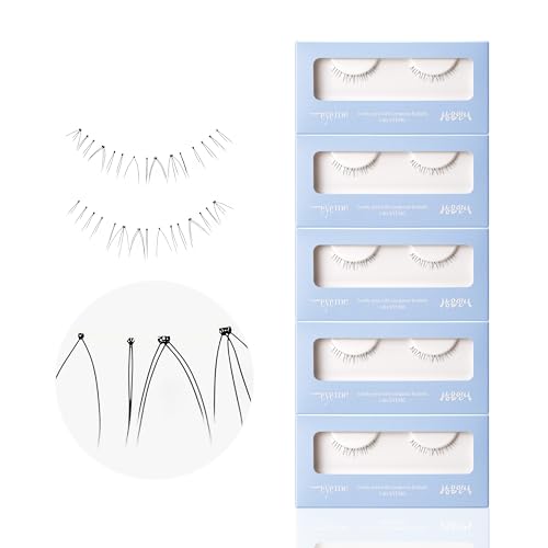 EYEME Eyelash x Artist Collaboration NO.U21 Under ? 5 Set Pack, Lightweight False Eyelashes for a Natural Underlash Look, Soft Lashes for Lower Lash Styling, Glue Not Included, K-Beauty