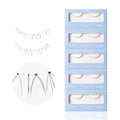 EYEME Eyelash x Artist Collaboration NO.U21 Under ? 5 Set Pack, Lightweight False Eyelashes for a Natural Underlash Look, Soft Lashes for Lower Lash Styling, Glue Not Included, K-Beauty