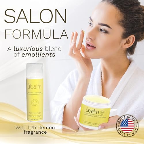 uBalm Yellow Hydrating Night Cream for Women ? Made in USA ? Anti-Aging Face Moisturizer with Aloe Vera, Lanolin, Vitamins A, E & D2 ? Deep Moisturizer for Dry Skin ? Nighttime Facial Skin Care