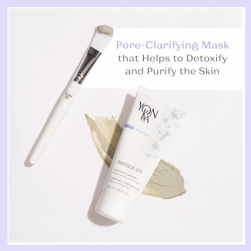 Yonka Essentials Masque 105 | Clarifying and Purifying Face Mask | Weekly Treatment for Dry and Sensitive Skin | Hydrates While Tightening Pores and Purifying Skin | 3.30 oz