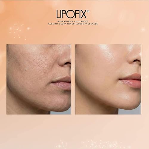 Bio-Cellulose Anti-Aging Face Mask ? Hydrating & Lifting Sheet Mask with 17 Amino Acids, Collagen Boosting, Wrinkle Reducing Spa Treatment for All Skin Types ? 5 Pack