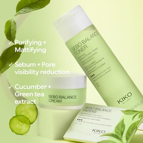 KIKO Milano Sebo Balance Toner | Purifying Matte-Finish Toner