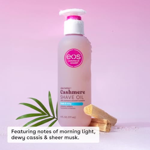 Bundle of eos Cashmere Skin Collection Shave Oil- Vanilla Cashmere + Fresh & Cozy