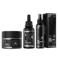 The Beard Struggle Warrior's Beard & Hair Heat Protectant Spray, Balm & Day Liquid Tonic Beard Oil Bundle - Alfheim's Forests