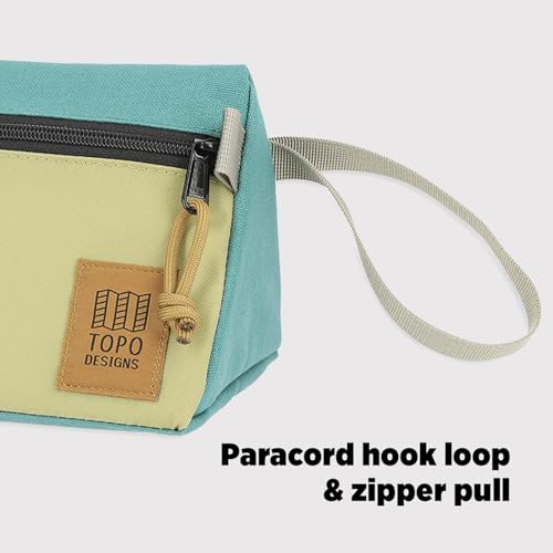 Topo Designs Dopp Kit - Travel Bag for Personal Care Essentials, Self Standing Shape, Fully Lined, Recycled Nylon