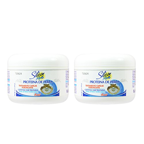 Silicon Mix Protieina De Perla Hair Treatment 8oz Pack of 2