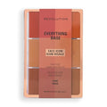 Revolution Everything Base Face Icon Complexion Palette, Multi-Use Cream Contour, Concealer, Corrector, Highlighter & Blush Kit, Vegan & Cruelty-Free, Dark