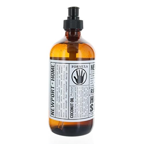 2 Bottles, Newport + Home Hand Soap, Rosemary Mint 16 oz, Infused w/Coconut Oil & Essential Oil by Home and Body Co