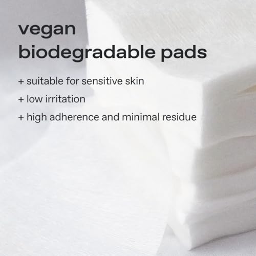 glow invisible lyocell pads | 100% biodegradable vegan?certified lyocell pads | ultra?thin sheet | lint?free and smooth for sensitive skin | versatile for toner, essence or sheet?mask use | 100 sheets