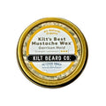 Garrison Hold Mustache Wax- Military- Grade Hold & Precision Styling- Non- Sticky, High Heat Tolerance- Unscented, All-Natural & Organic- Beeswax & Carnauba Wax