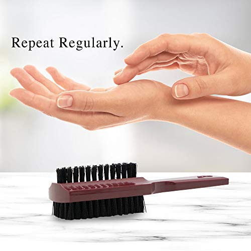 Fuller Brush Hand 'N Nail Brush ? Break & Odor Resistant Fingernail & Toenail Cleaner ? for Everyday Grooming & Cleaning Finger Nails, Toe Nails, Cuticles, Hands & Feet (Mulberry)
